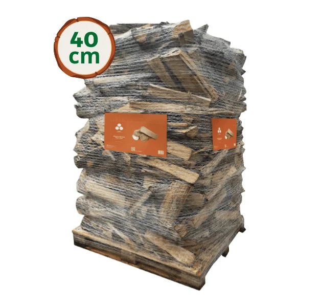 Wooday 40 cm Brennholz – 100 % Hartholzscheite - GLUTHAUS