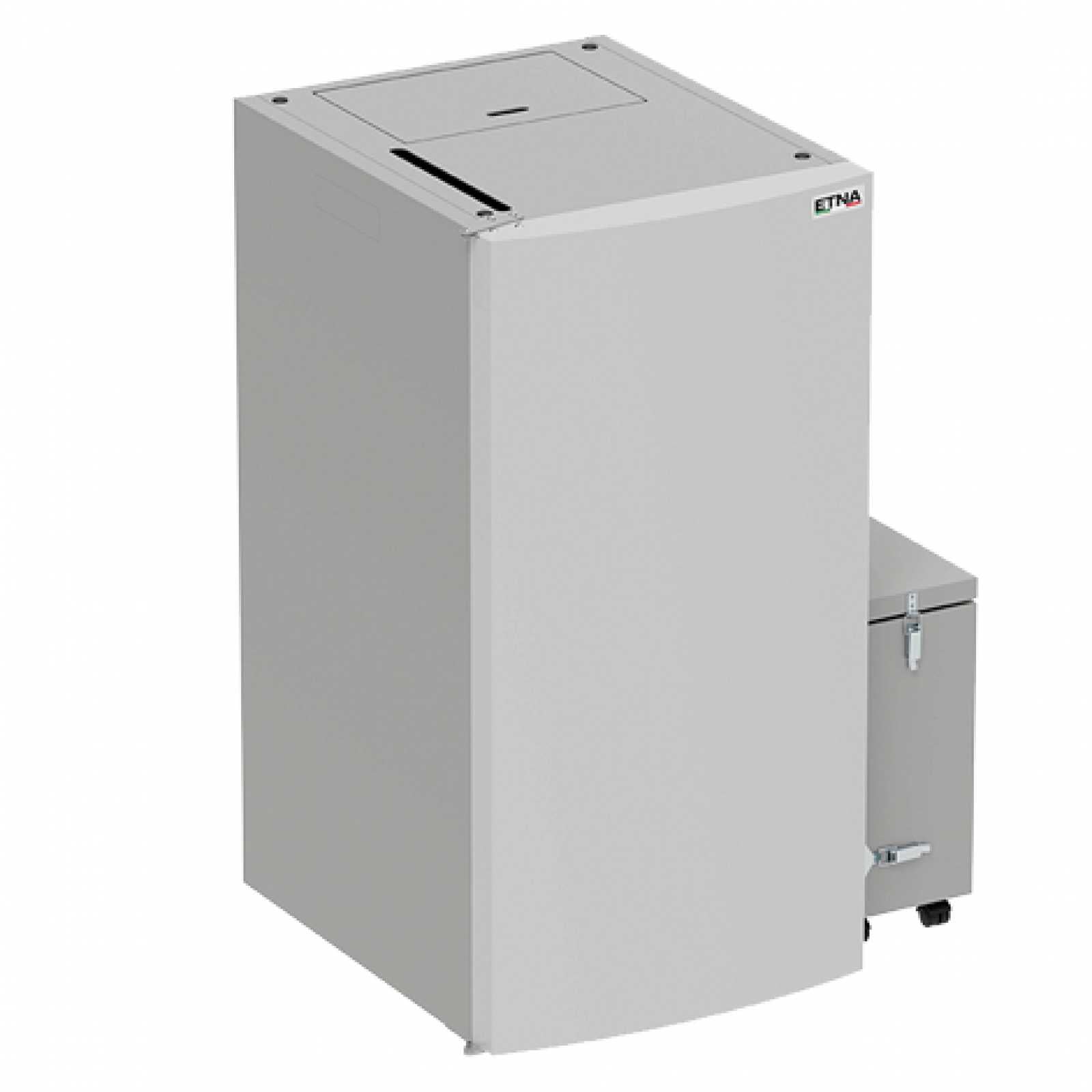 Folaca Pelletkessel mit selbstreinigendem Tiegel und Ascheverdichter, 19 kW - GLUTHAUS