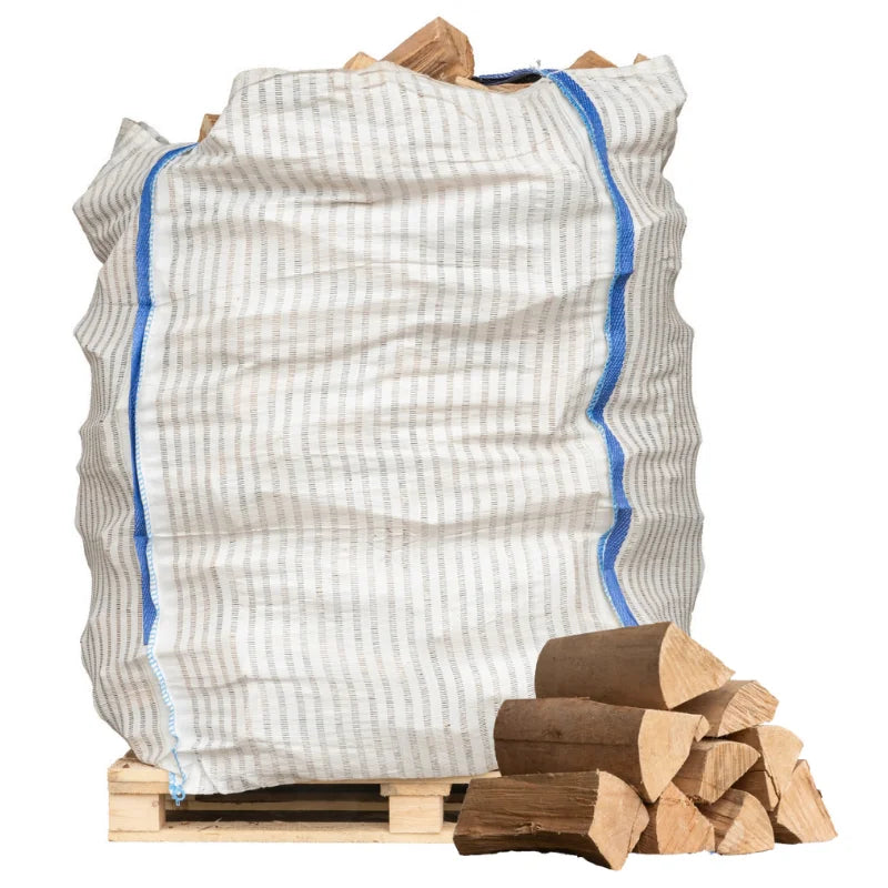 Brennholz 10–33 cm – 1,9 Kubikmeter Sack – Buche - GLUTHAUS