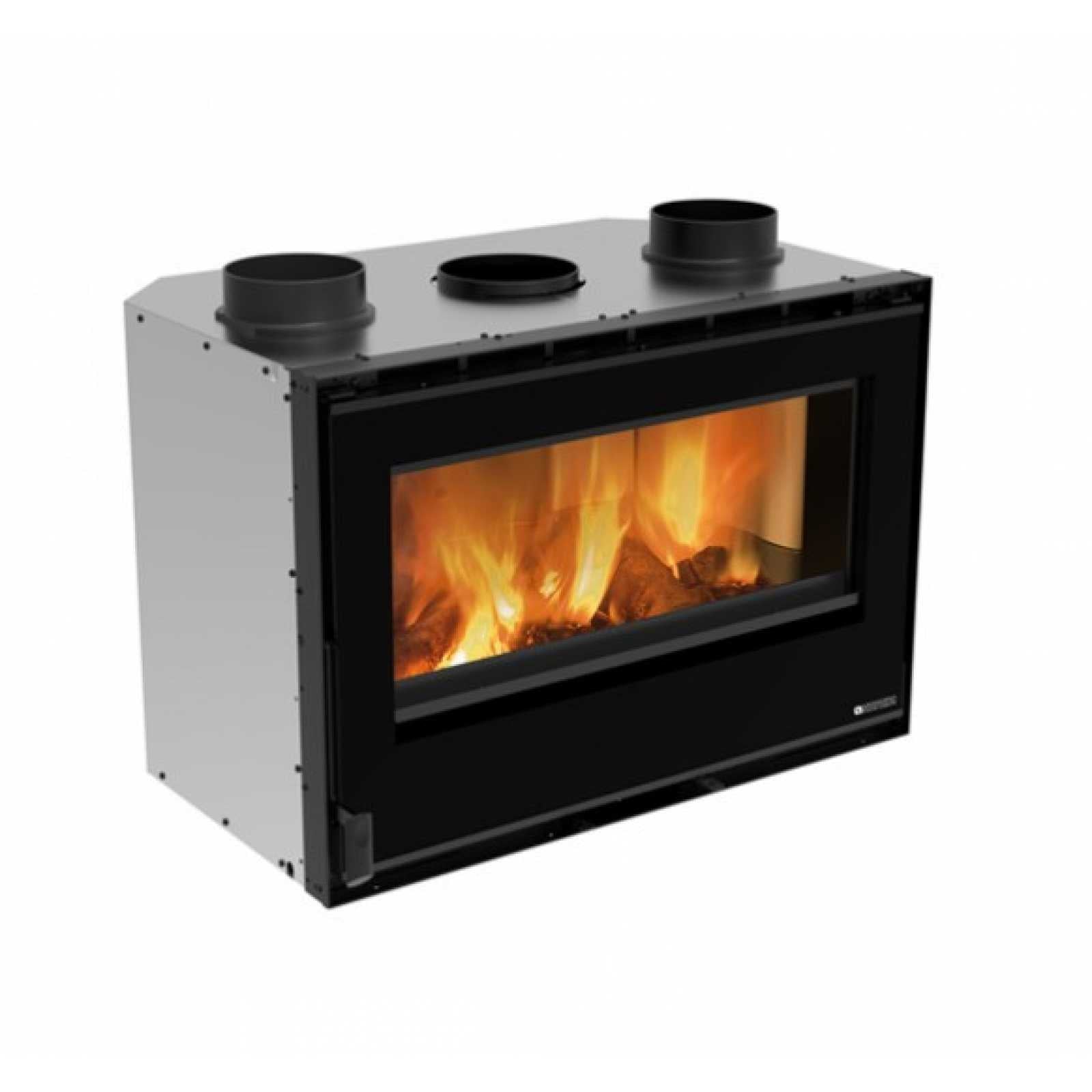 80 Crystal Evo 2.0 belüfteter Holzeinsatz 7,4 kW - GLUTHAUS