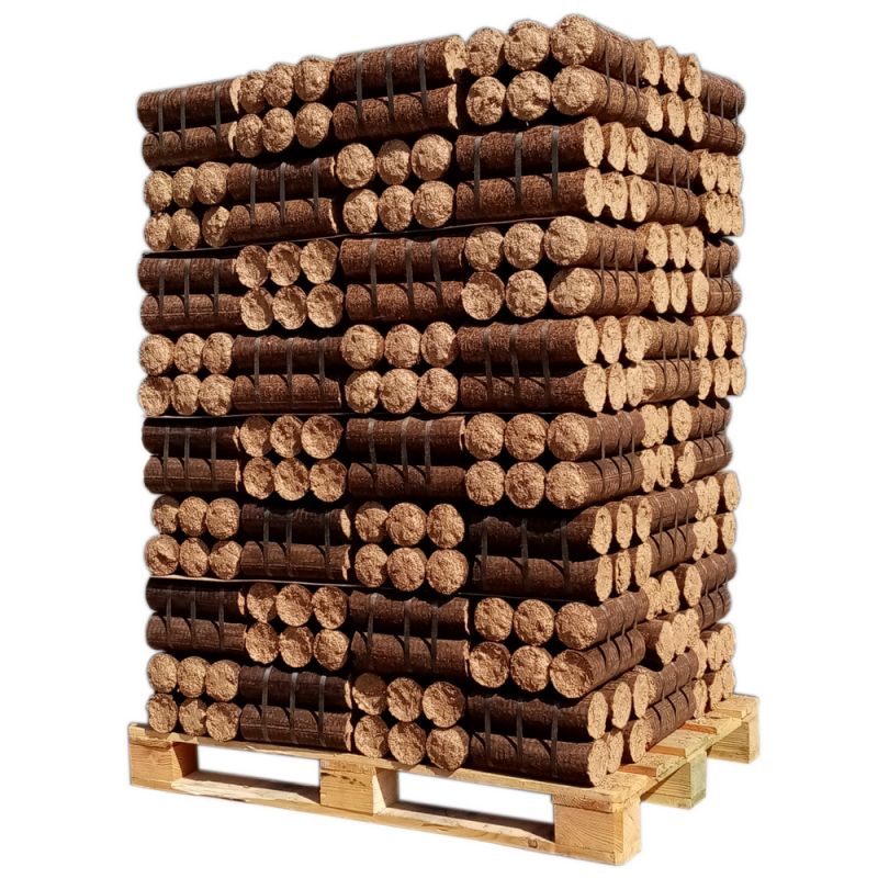 VERDICHTETES HOLZ – HARTHOLZ + WEICHHOLZ – 960-kg-PALLETTE - GLUTHAUS