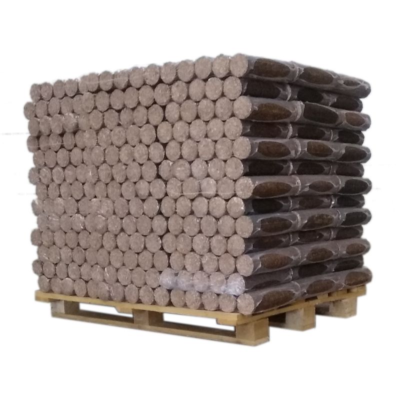 VERDICHTETES HOLZ – HARTHOLZ – 1-TONNEN-PALETTE - GLUTHAUS
