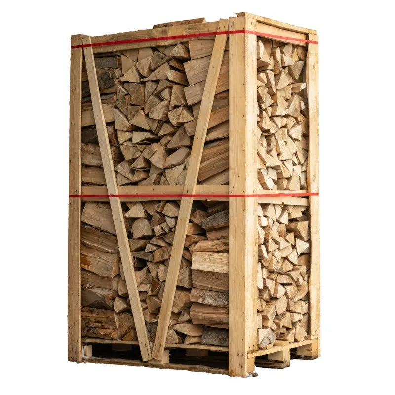 Abgelagertes Brennholz, 25 cm Palette