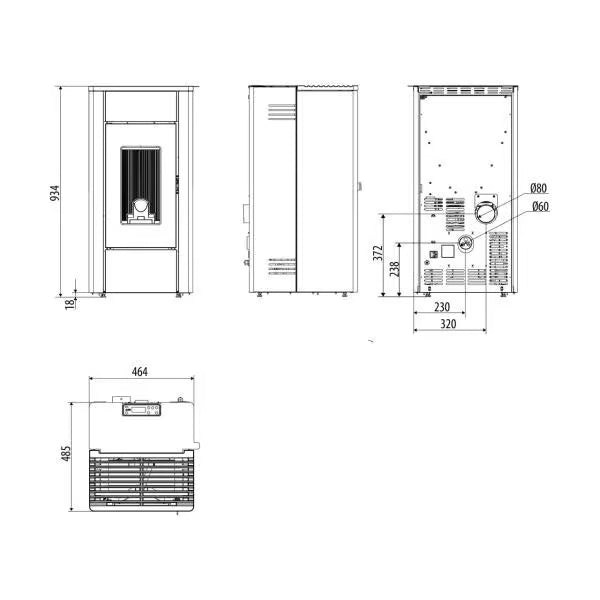 Pelletofen MCZ May Air 7 R 5S 6,2 kWMCZ - GLUTHAUS
