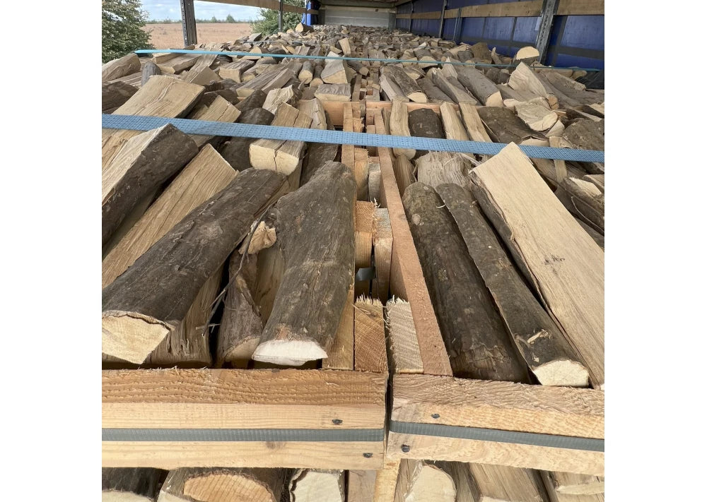 6 LKW Brennholz Hainbuche Buche 22 Paletten ( 44 RM ) 25 / 33cm (Copie) - GLUTHAUS