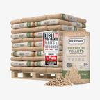 6er-Packung Premium REKORD Pellets A1, Sackware auf Palette (66 x 15 kg) - GLUTHAUS