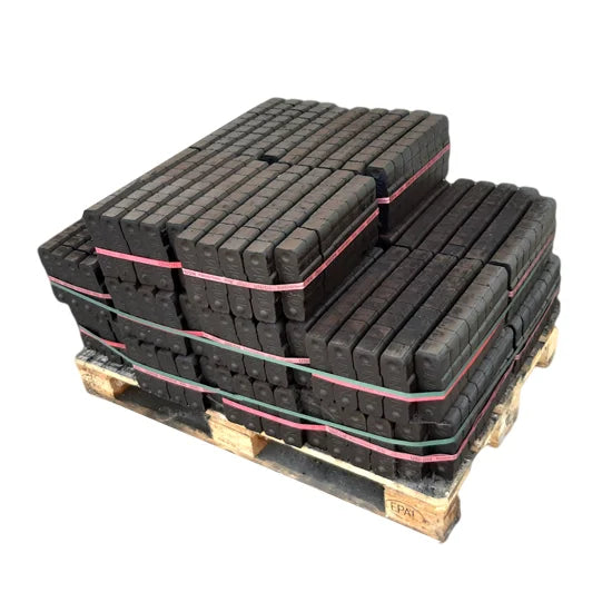 1/2 Palette Braunkohlebriketts – 20 x 25 kg Packungen