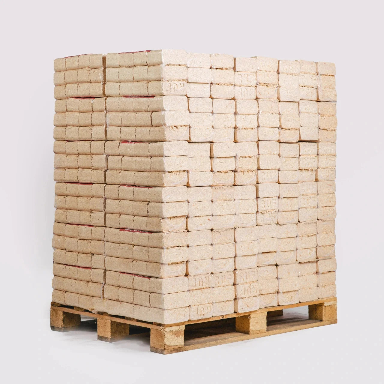 100 % Nadelholzbriketts – 960-kg-Palette - GLUTHAUS
