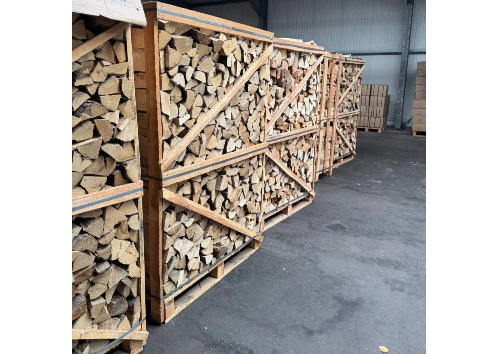 6 LKW Brennholz Hainbuche Buche 22 Paletten ( 44 RM ) 25 / 33cm (Copie) - GLUTHAUS